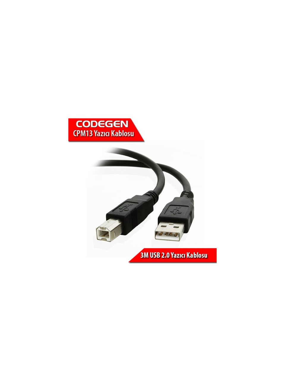 Codegen CPM13 USB 2.0 Yazıcı Kablosu 3m)- Aks.Kab.Yaz.0011 Codegen CPM13 USB 2.0 Yazıcı Kablosu 3m) - Aks.Kab.Yaz.0011