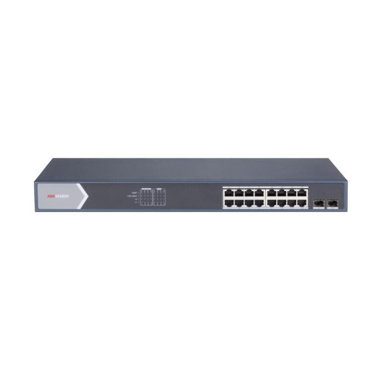 Hikvision DS-3E1518P-SI 16Port Gigabit + 2×Sfp Poe Yönetilebilir 225W Switch - DS-3E1518P-SI