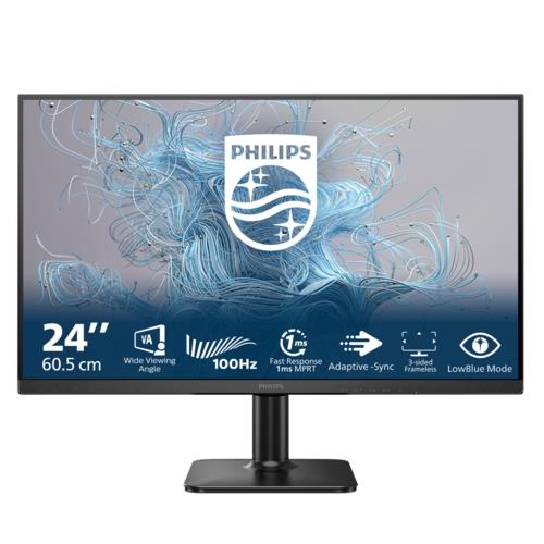23.8" Philips 24E2N1100LB/00 1ms 100Hz FHD VGA HDMI Siyah IPS Monitör - 24E2N1100LB