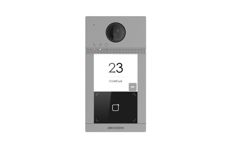 Hikvision DS-KV8113-WME1 1 Buton Metal İnterkom Villa Kapı Ünitesi - Guv.Int.K.0005
