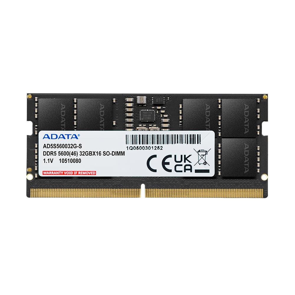 Adata 16GB 5600Mhz DDR5 CL46 Kutulu Notebook Bellek (AD5S560016G-S)- AD5S560016G-S Adata 16GB 5600Mhz DDR5 CL46 Kutulu Notebook Bellek (AD5S560016G-S) - AD5S560016G-S