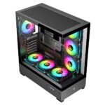 Frisby Nova-X 650W 80+ 7x12cm ARGB Fan SeaView Mesh ATX Gaming Kasa [FC-9560G] - FC-9560G