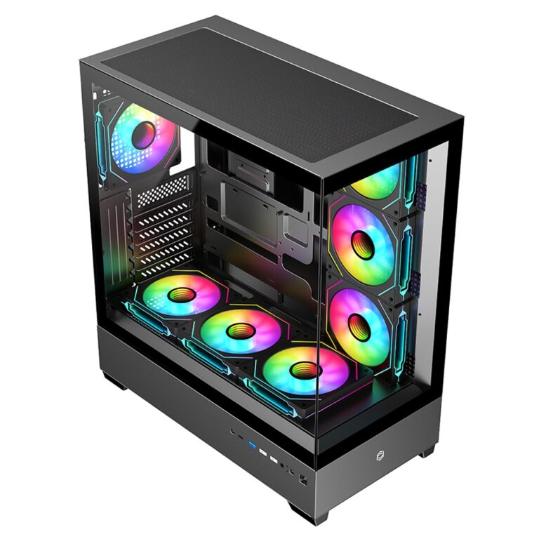Frisby Nova-X 650W 80+ 7x12cm ARGB Fan SeaView Mesh ATX Gaming Kasa [FC-9560G] - FC-9560G