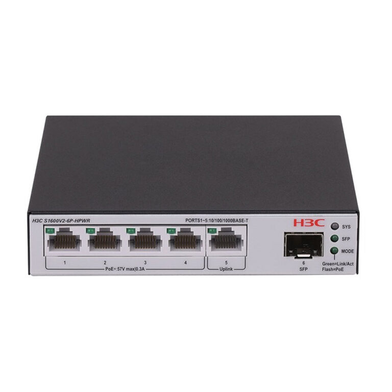 1xSFP Metal L2 Yönetilebilir Switch - LS-1600V2-6P-GL
