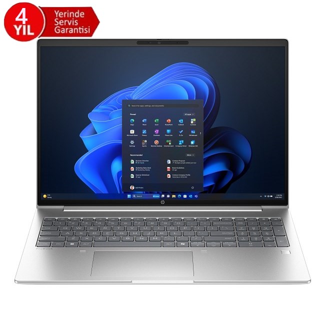Hp ProBook 4 G1i D03KJET Ultra 7 255U 16.0" FHD+ 24GB 1TBSSD DOS - Bil.Diz.0387