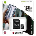 KINGSTON 128GB Canvas Select Plus Gen3 MicroSDXC UHS-I 150MB/S CL10 Card + Adapt - SDCS3/128GB