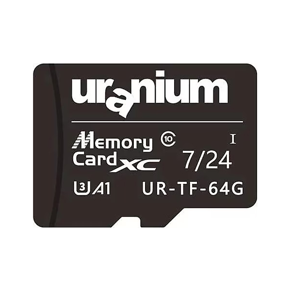 Uranium 64GB Micro SD U3 7/24 Surveillance 100/40Mbps (UR-TF-64G) (3YılGaranti) - Bbi.Isl.Dep.Sd.0031