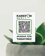 KAREFON Qr Araç Etiketi - Mobil - Son Teknoloji Araç İletişim Platformu (Yıllık) / karefonarac-KAR63994 - Görsel 4