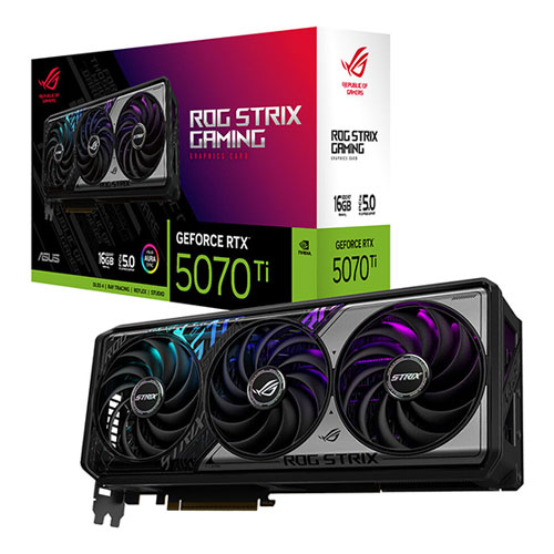 Asus ROG-STRIX-RTX5070TI-16G-GAMING 16GB 256Bit GDDR7 DP/HDMI PCI 5.0 Ekran Kart- Bbi.Isl.Ekr.Nvd.0212 Asus ROG-STRIX-RTX5070TI-16G-GAMING 16GB 256Bit GDDR7 DP/HDMI PCI 5.0 Ekran Kart - Bbi.Isl.Ekr.Nvd.0212