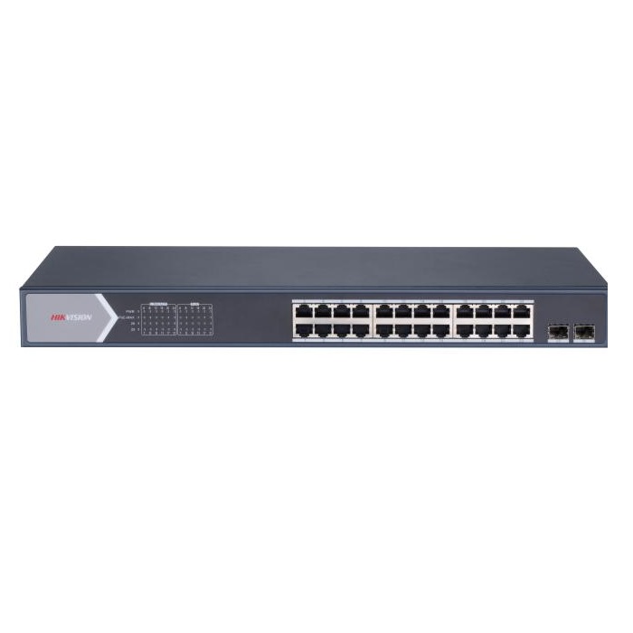 Hikvision DS-3E1526P-SI 24Port Gigabit + 2×Sfp Poe Yönetilebilir 370W Switch- DS-3E1526P-SI Hikvision DS-3E1526P-SI 24Port Gigabit + 2×Sfp Poe Yönetilebilir 370W Switch - DS-3E1526P-SI