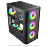 PowerBoost PB-P3602BB 850w 80+ Bronze USB 3.0 Mesh ARGB Fan Siyah ATX Kasa - JBST-PBP3602BB