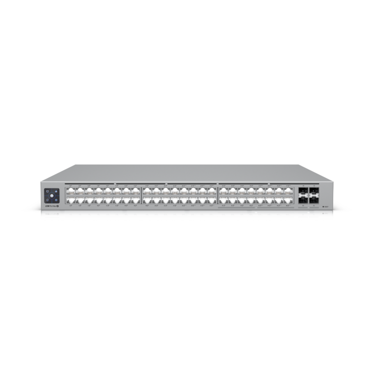 UBNT USW-Pro-Max-48-PoE 48 Port 10/100/1000 Mbps PoE++ 2.5G 4x10GSFP+ Yön.(720W) - Netw.Swt.PoeSw.0018