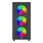 PowerBoost A700B 750W 80+ Bronze USB 3.0 Rainbow FanlI Mesh Gaming Siyah ATXKasa - JBST-PBA700B