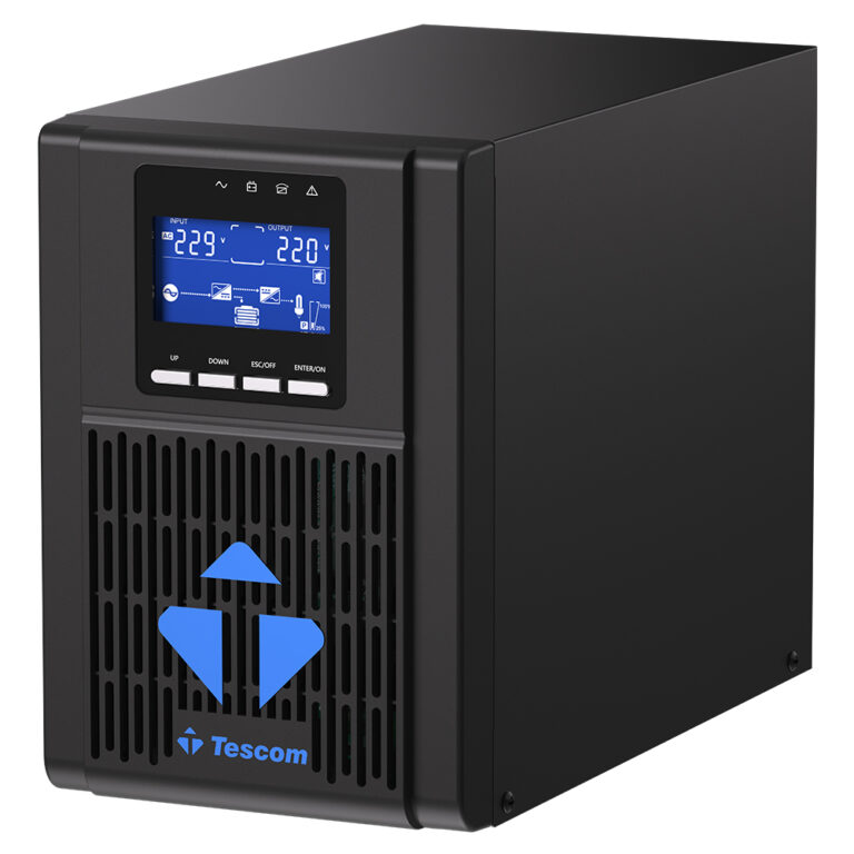 TESCOM NeoLine 1 kVA Rack/Tower (2x 9AH) 1F/1F Online UPS - 900040130
