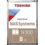 TOSHIBA N300 8 TB 7200RPM SATA3  512MB 7/24  1-8  Yuvalı Nas için - MN10ADA800S