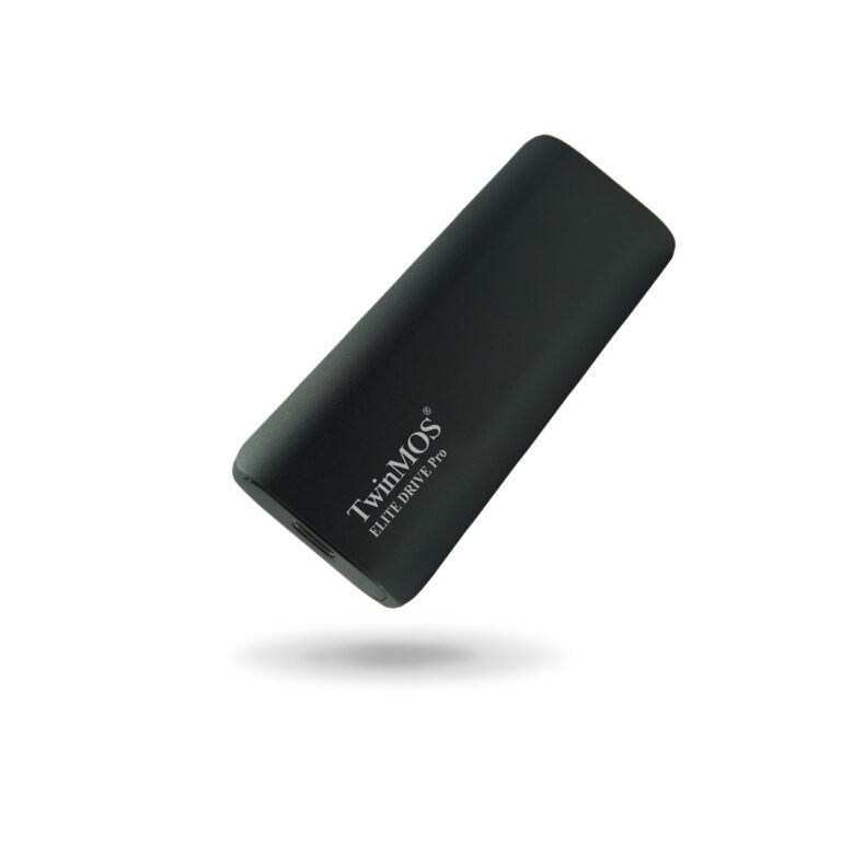 TwinMOS 1TB Taşınabilir External SSD (1100-1050Mb/s) Type-C/USB Dark Gray - PSSD1TBEDP