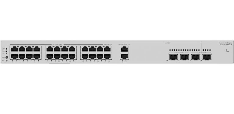 Huawei eKit S220S-26PN4JX 24*10/100/1000BASE-T 2*10GE SFP+/2*2.5GE Sfp 400W Poe - NSWTHWI24B225G41W001