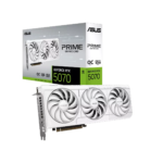 12 GB ASUS PRIME-RTX5070-O12G-WHITE RTX 5070 GDDR7 192bit OC 2xHDMI 3xDP DLSS4 E / 90YV0M19-M0NA00-KAR64472 - Görsel 2