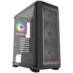 PowerBoost PB-PS5847B 600W USB 3.0 Rainbow Fanlı Mesh Gaming Siyah ATX Kasa - JBST-PBPS5847B