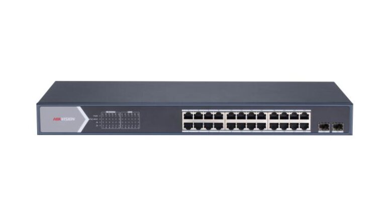 Hikvision DS-3E0526P-E/M 24Port Gigabit +2Sfp Yönetilemez Poe 225W Switch - DS-3E0526P-E/M