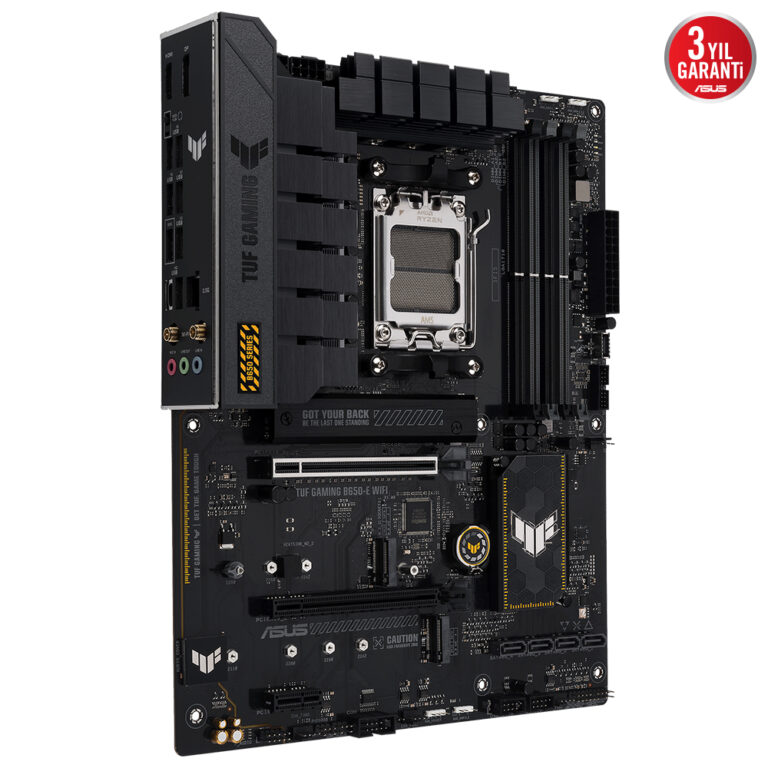 Asus TUF GAMING B650-E WIFI AM5 DDR5 8000(OC) HDMI DP 3xM2  BT ATX 128GB Ram - 90MB1GT0-M0EAY0