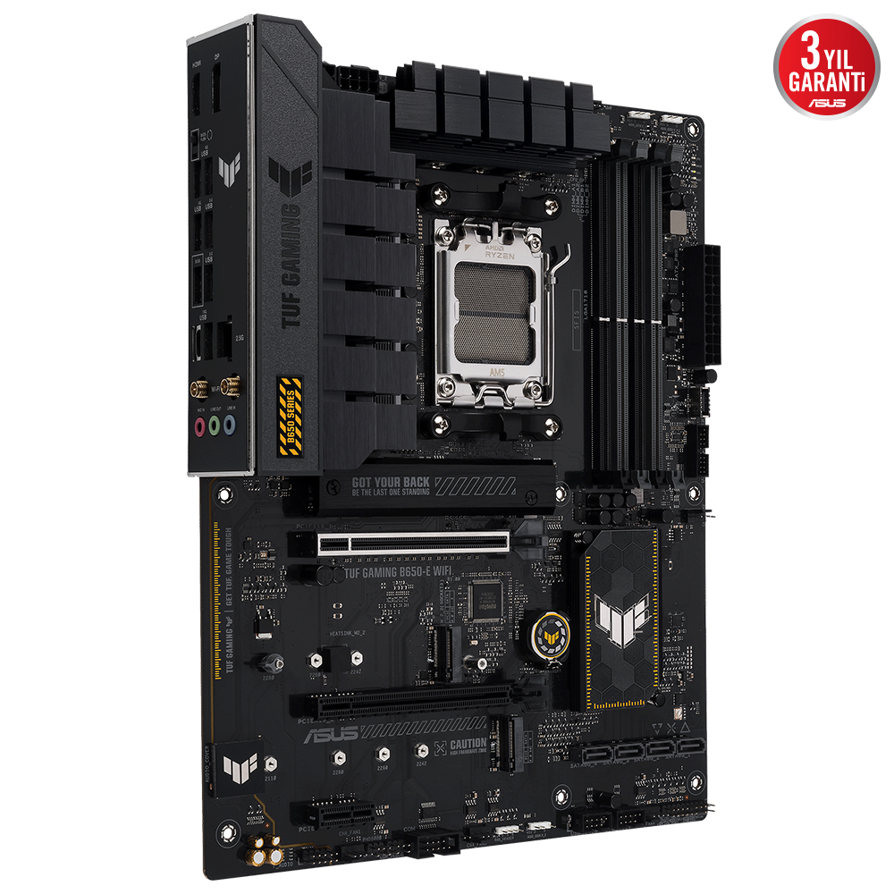 Asus TUF GAMING B650-E WIFI AM5 DDR5 8000(OC) HDMI DP 3xM2 BT ATX 128GB Ram- 90MB1GT0-M0EAY0 Asus TUF GAMING B650-E WIFI AM5 DDR5 8000(OC) HDMI DP 3xM2 BT ATX 128GB Ram - 90MB1GT0-M0EAY0