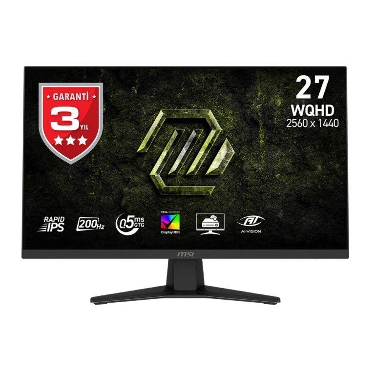 27" MSI MAG 274QF E20 0.5ms 200Hz 2560x1440 2xHDMI DP IPS Flat Gaming Monitör - MAG 274QF E20