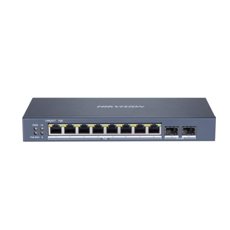 Hikvision DS-3E1510P-SI 8Port Gigabit + 2×Sfp Poe Yönetilebilir 110W Switch - DS-3E1510P-SI