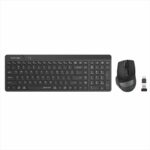 A4 Tech FG2400 Air2 Kablosuz QMINI FN-MM Sessiz Klavye Mouse Set Siyah - FG2400
