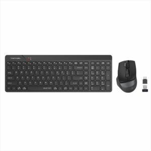 A4 Tech FG2400 Air2 Kablosuz QMINI FN-MM Sessiz Klavye Mouse Set Siyah - FG2400