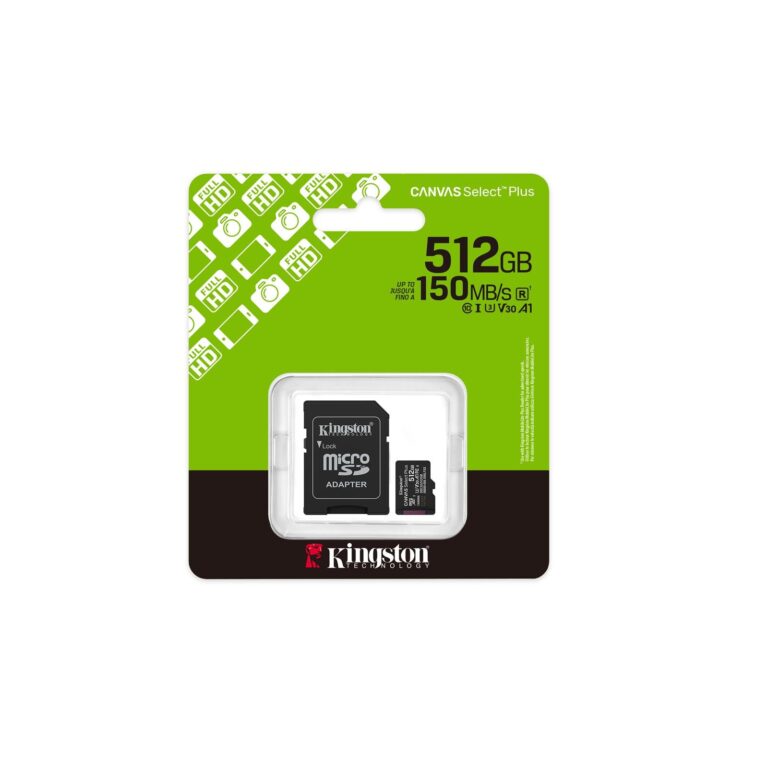 Kingston 512GB Micro SDXC Canvas 150MB/s [SDCS3/512GB - SDCS3/512GB