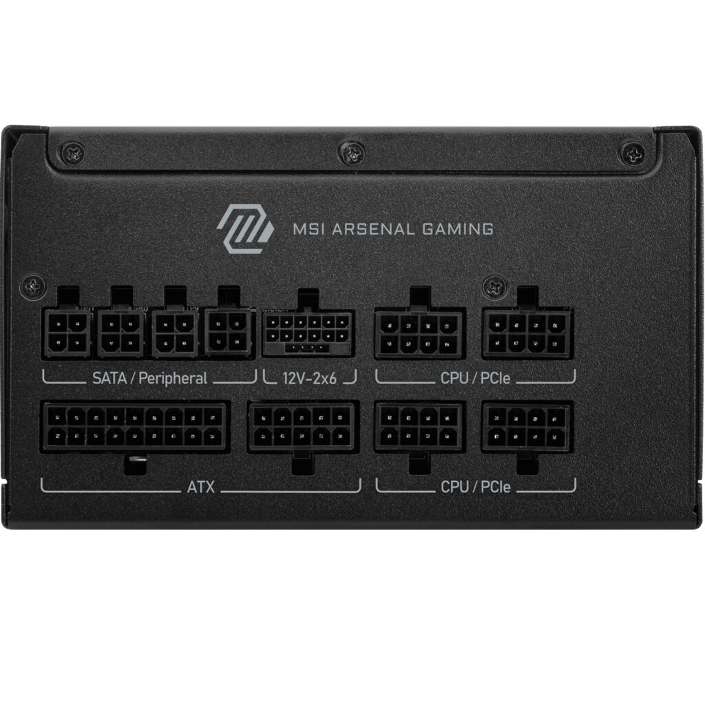 MSI MAG A1000GLS PCIE5 1000W 80+ Gold ATX 3.1 Power Supply - MAG A1000GLS PCIE5
