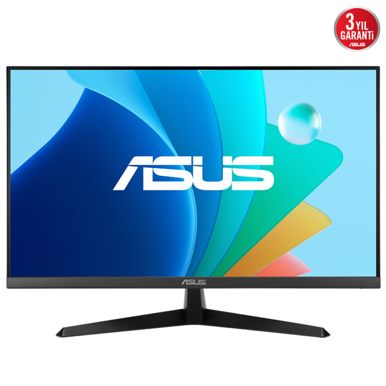 27" Asus VY279HF 1Ms 100MHz IPS HDMI Type-C Vesa Siyah Monitör - 90LM06D3-B01170